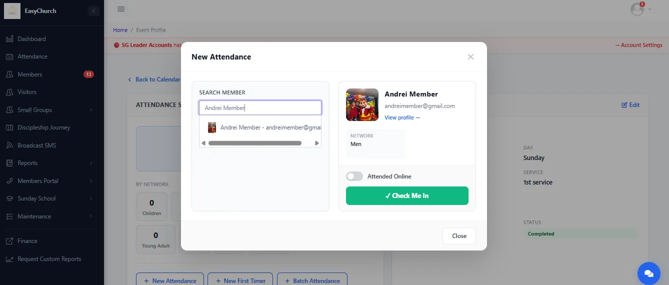 EasyChurch screenshot 1