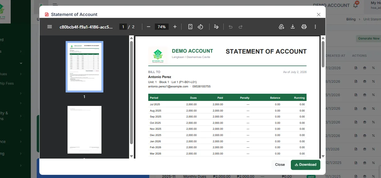 MyHoms screenshot 3