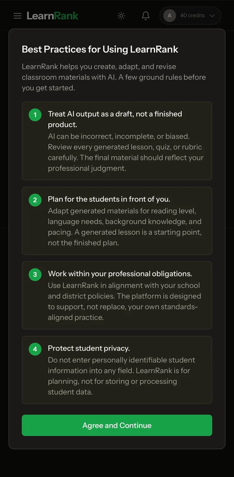 LearnRank screenshot 2