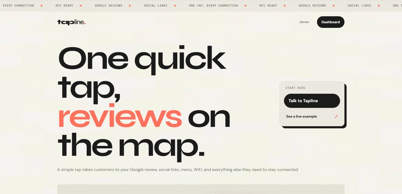 Tapline screenshot 1