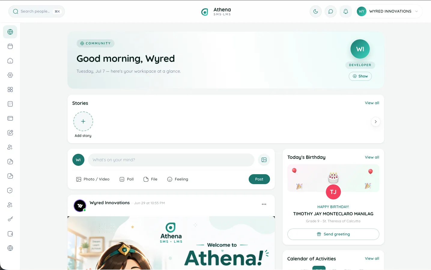 Athena SMS·LMS screenshot 2