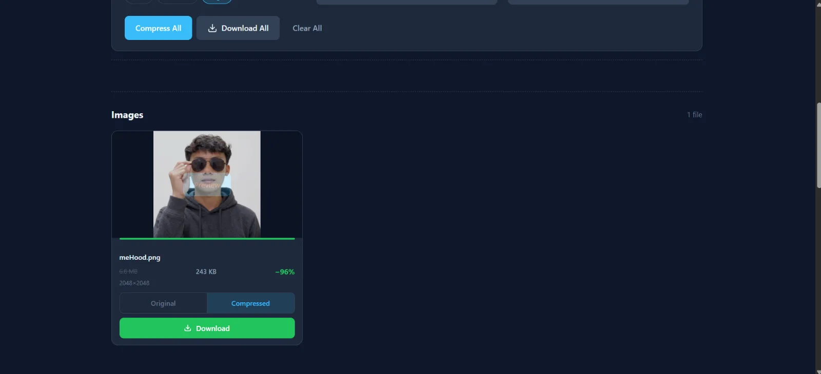 ChuweyCompressX screenshot 4