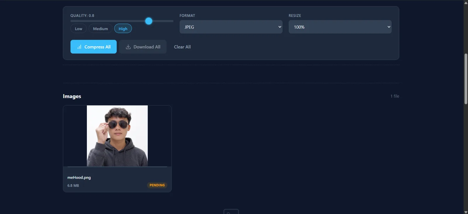 ChuweyCompressX screenshot 3