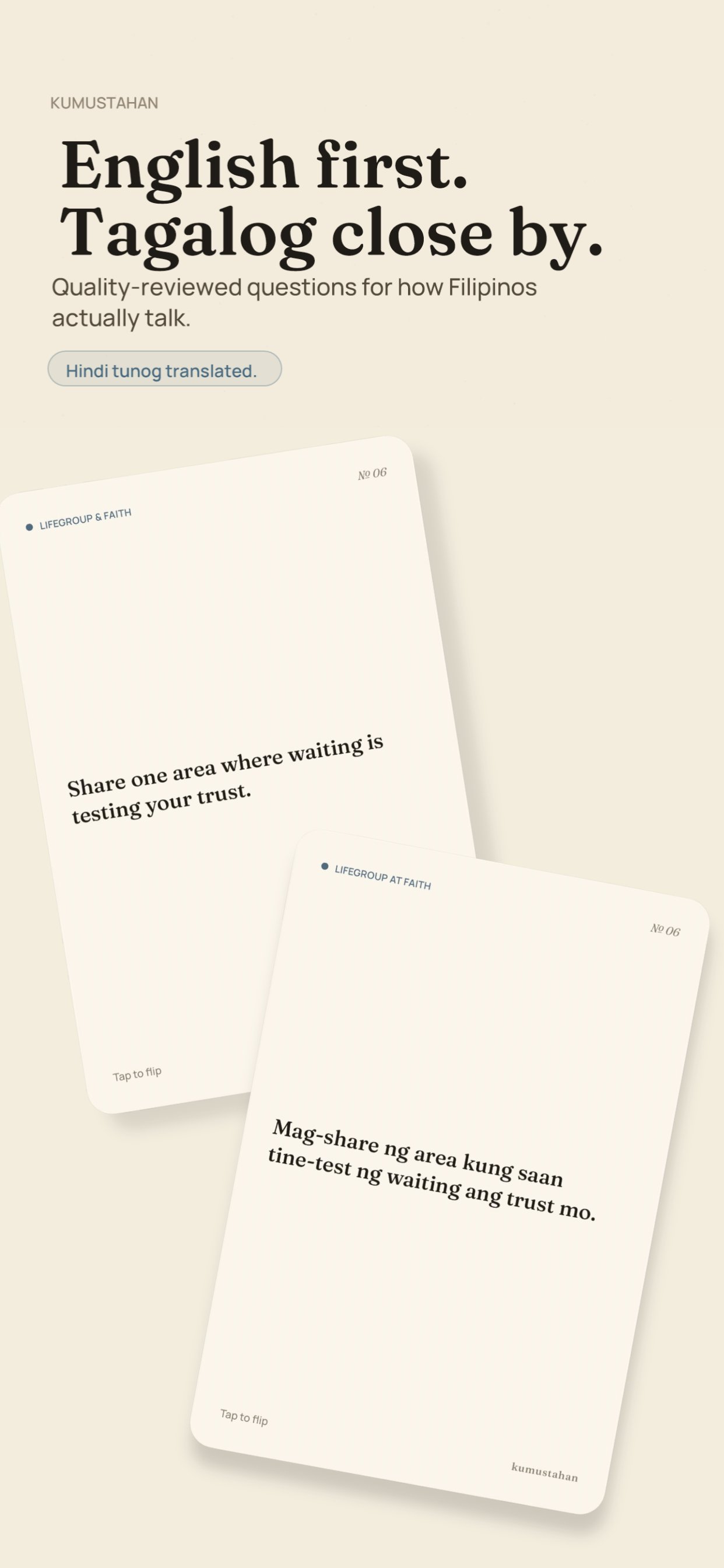 Kumustahan Conversation Cards screenshot 3