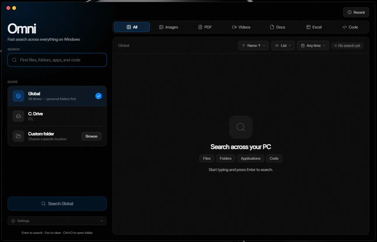 Omni screenshot 1