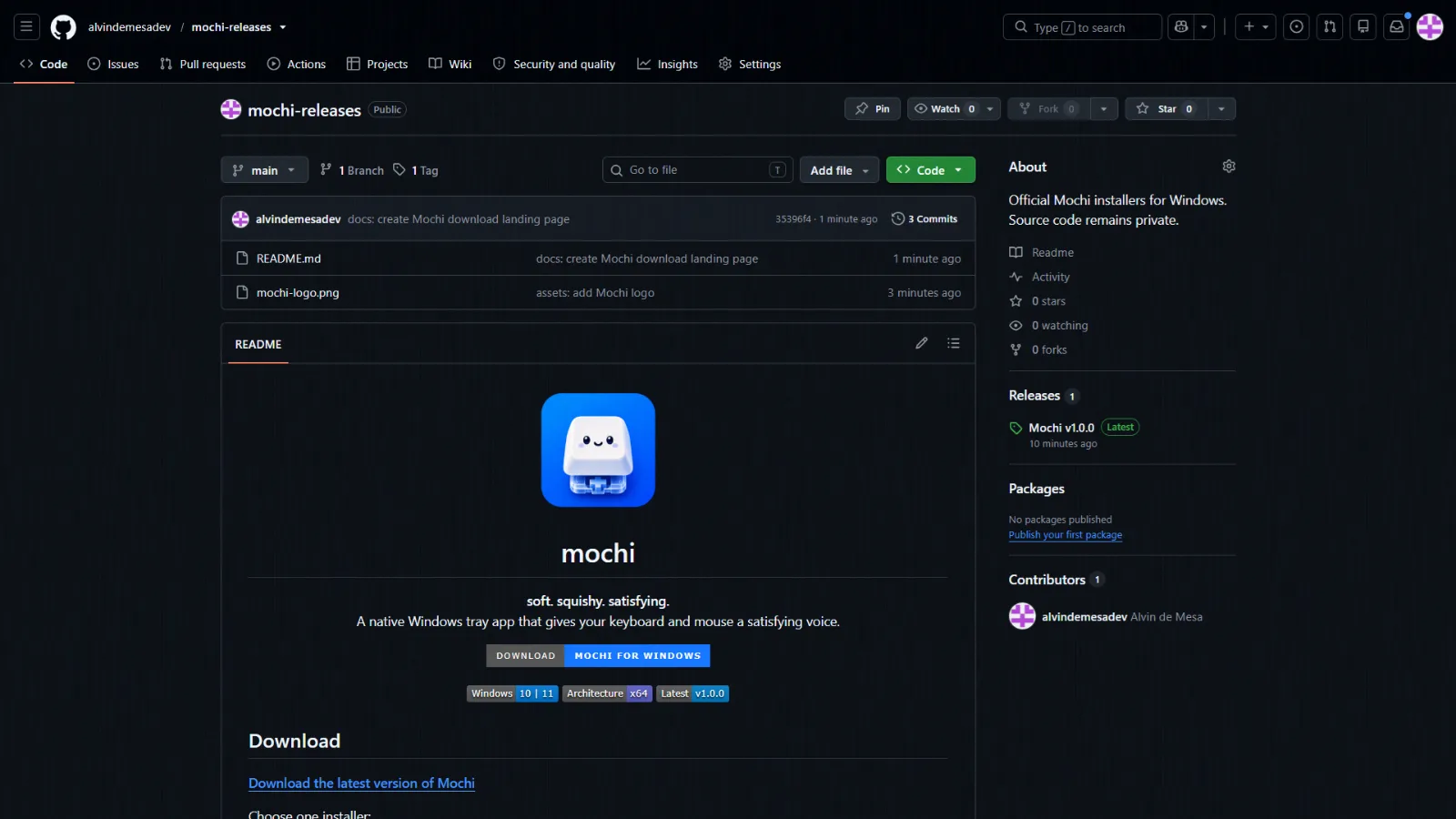 mochi screenshot 1