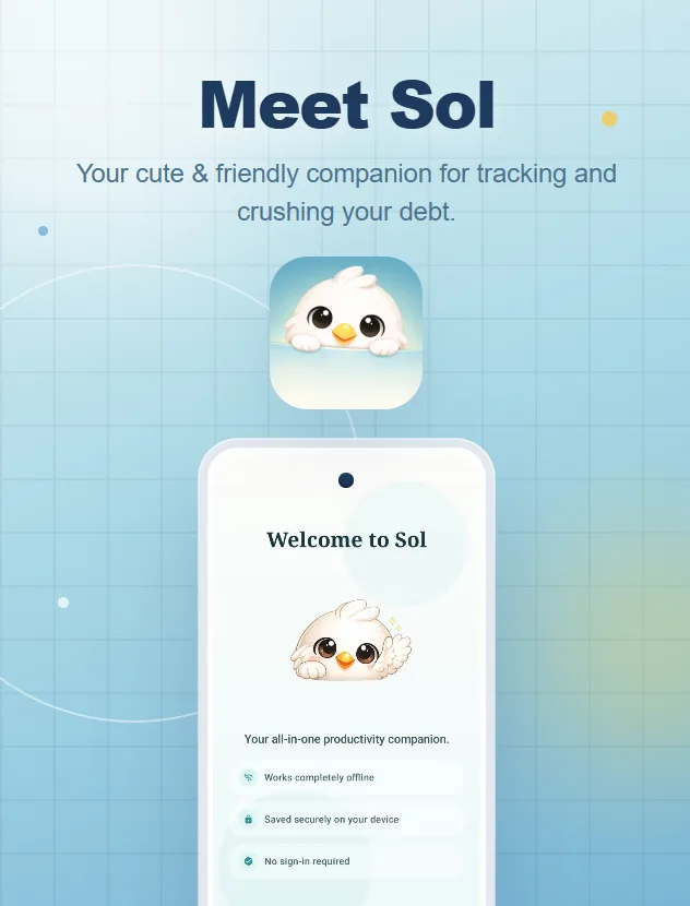 Sol - Debt Tracker screenshot 1