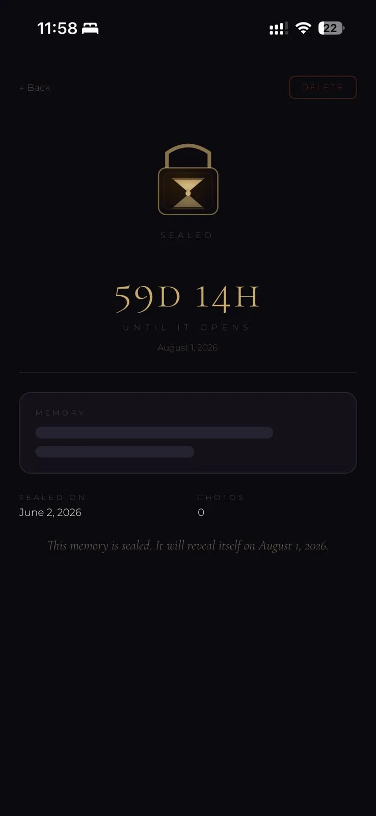 Someday - Memory Time Capsule screenshot 1