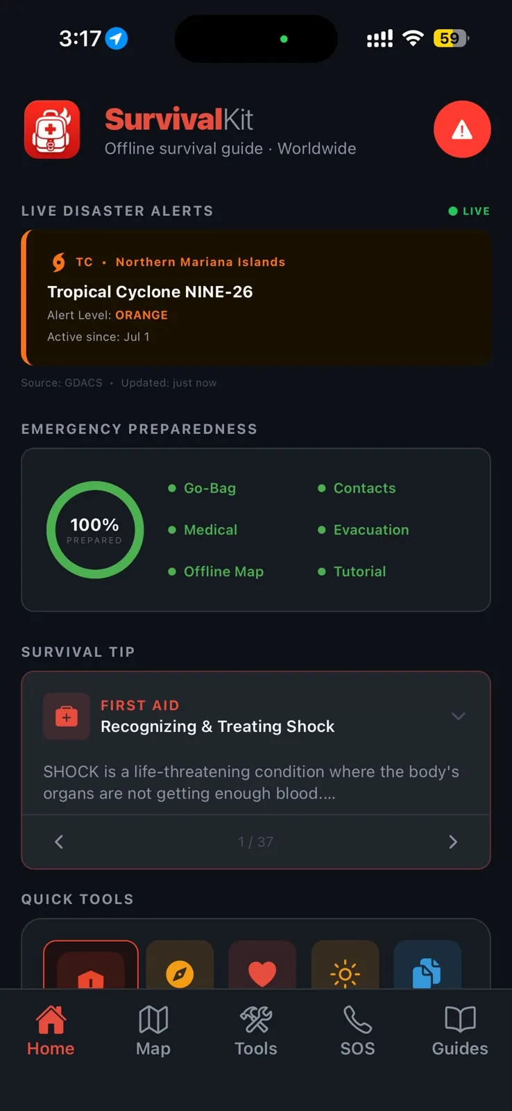 SurvivalKit - Disaster Ready screenshot 1