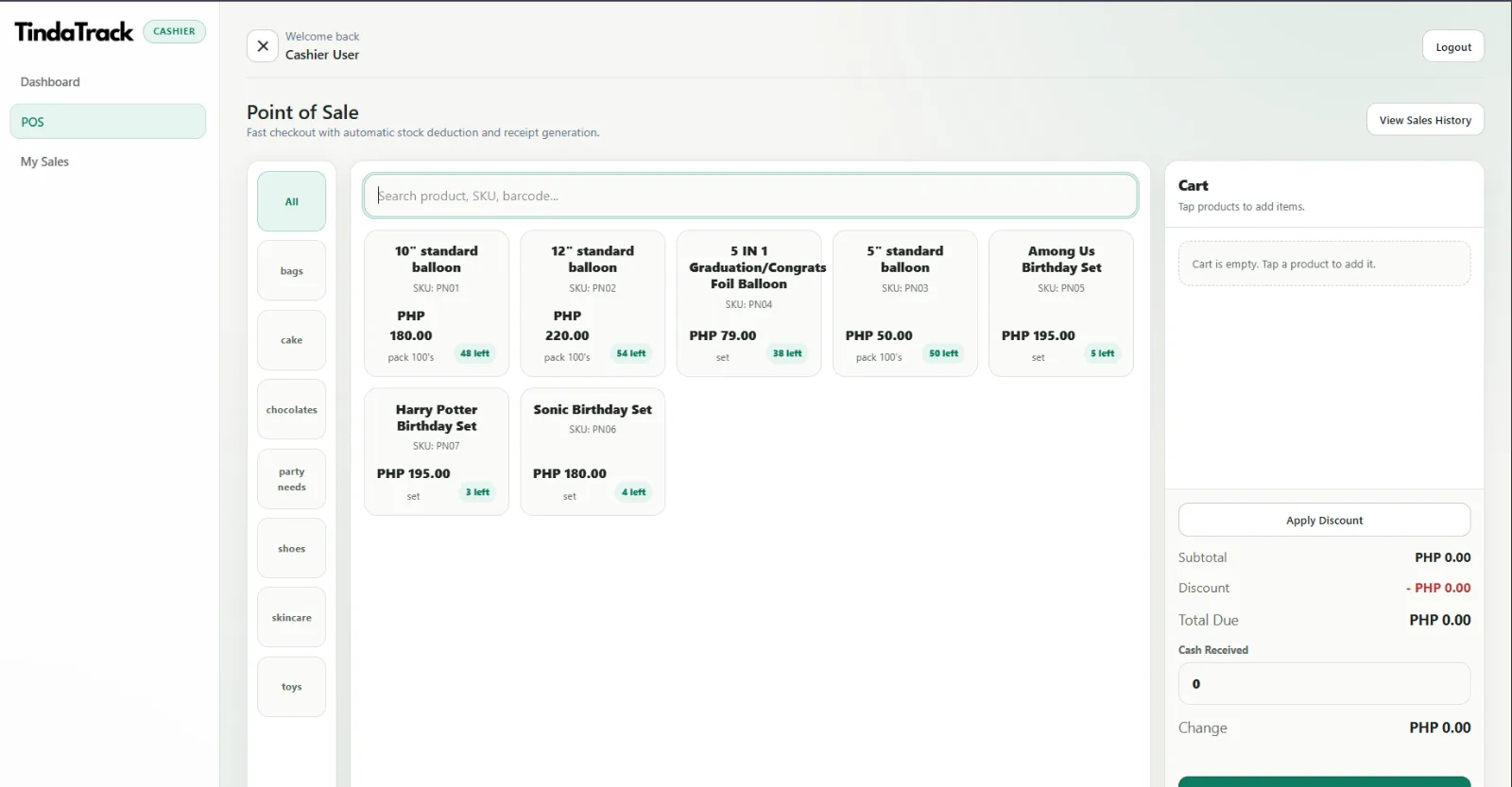 TindaTrack screenshot 2
