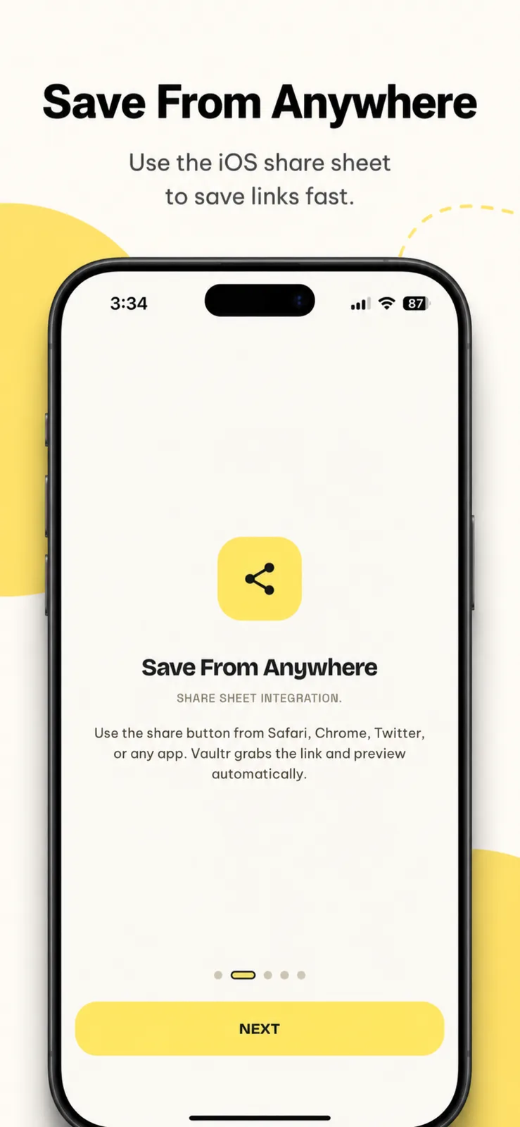 Vaultr - Bookmark Manager screenshot 1