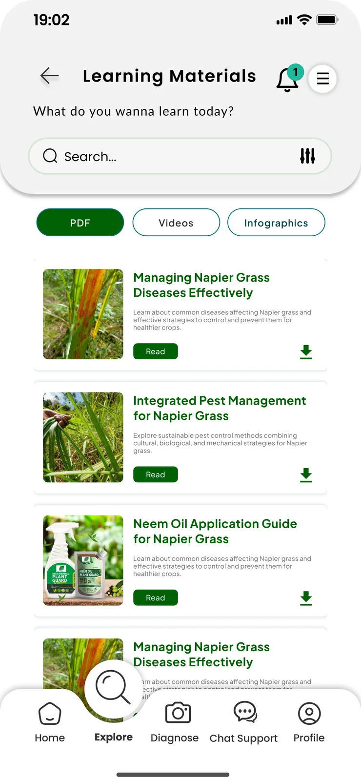NapierGrassPro screenshot 2
