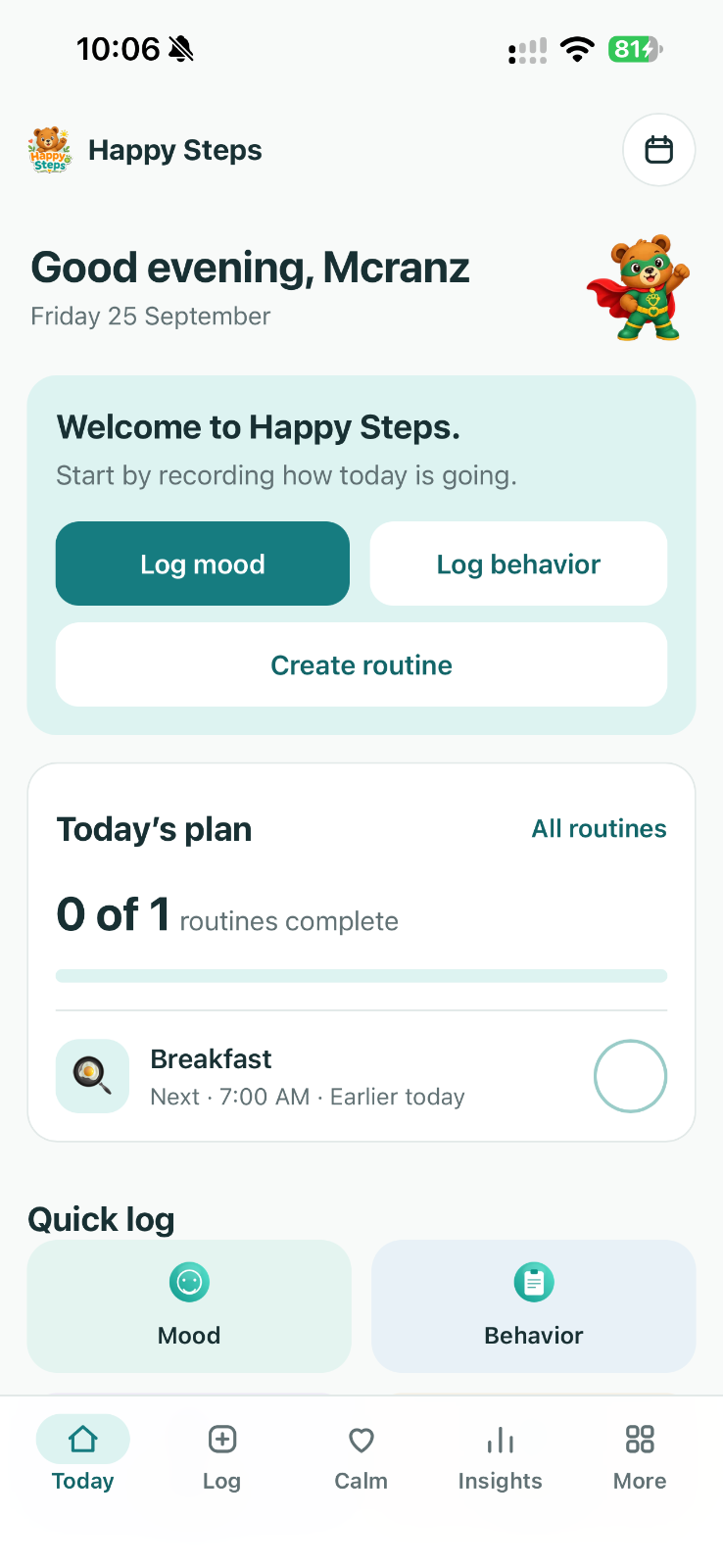 Happy Steps screenshot 1