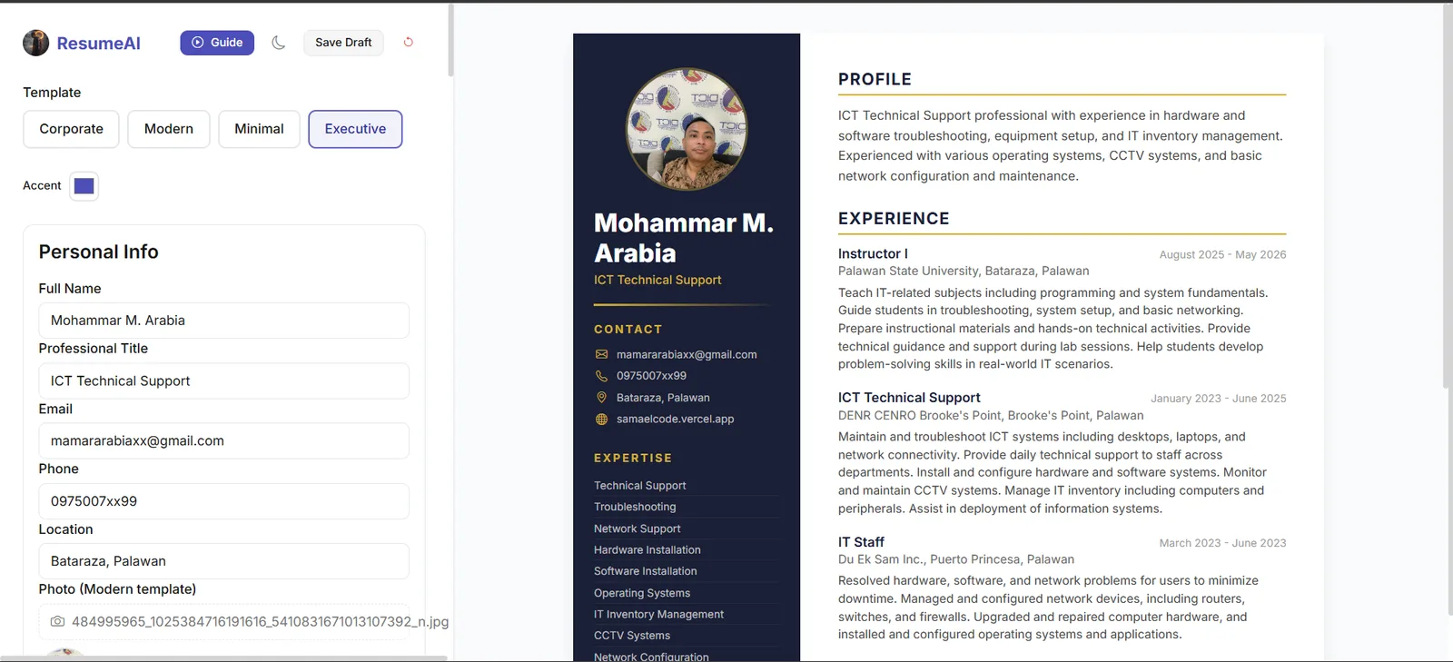 Resume AI screenshot 3