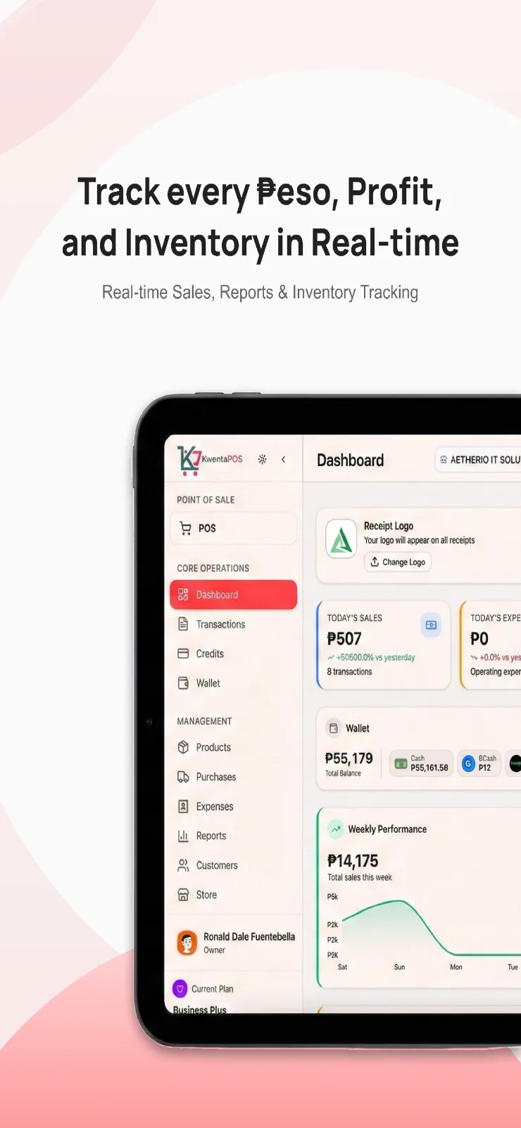 KwentaPOS screenshot 2
