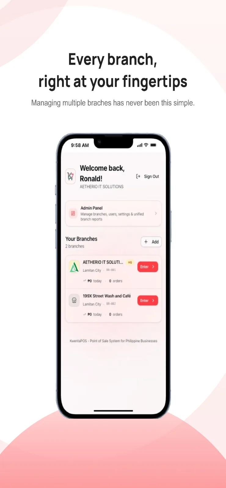 KwentaPOS screenshot 4