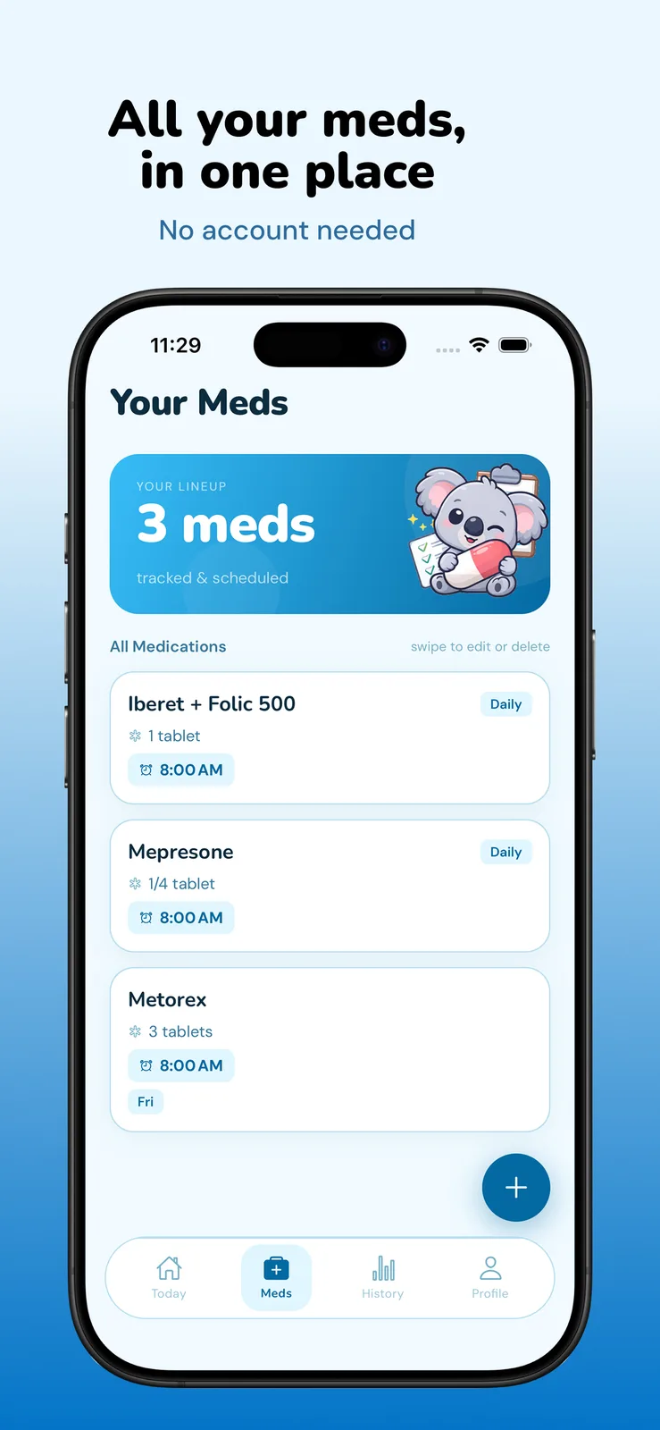 Pillie – Medication Reminder screenshot 2