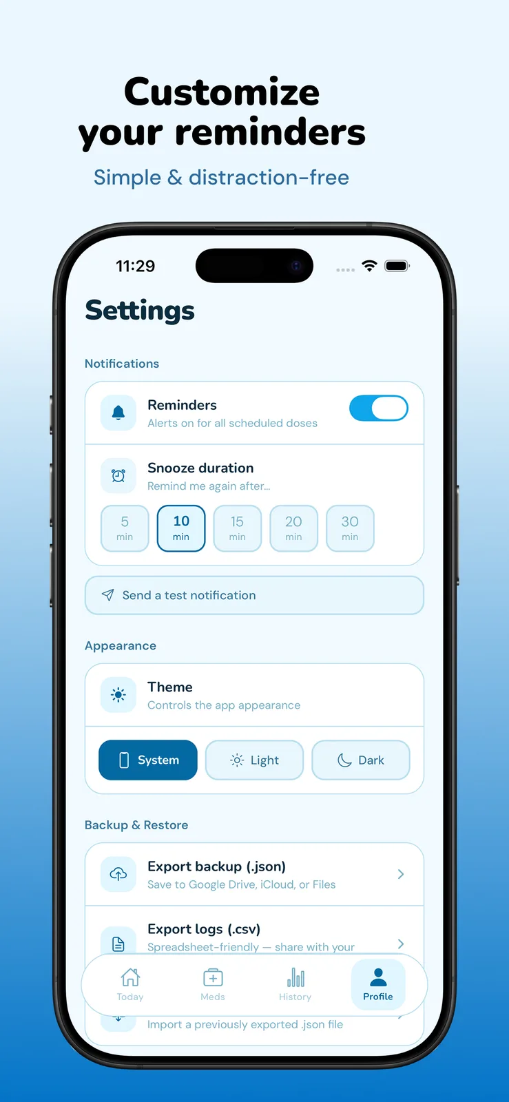 Pillie – Medication Reminder screenshot 4