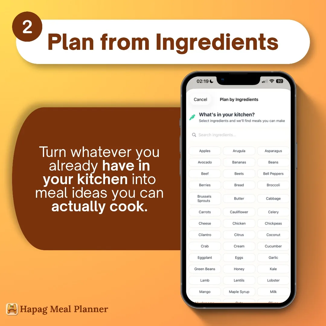 Hapag Meal Planner screenshot 2