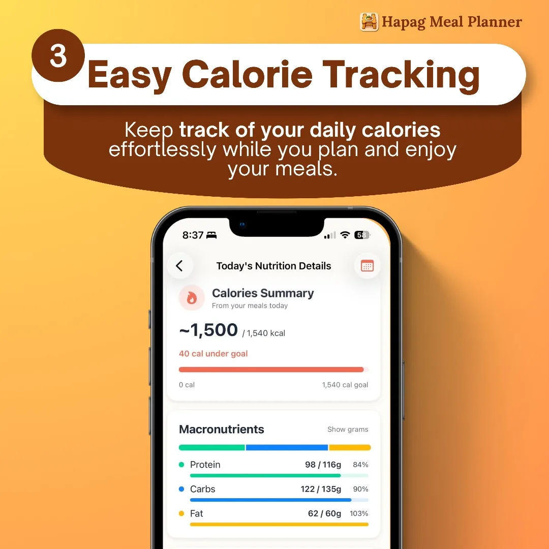 Hapag Meal Planner screenshot 1
