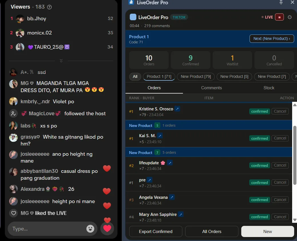 LiveOrder Pro screenshot 2