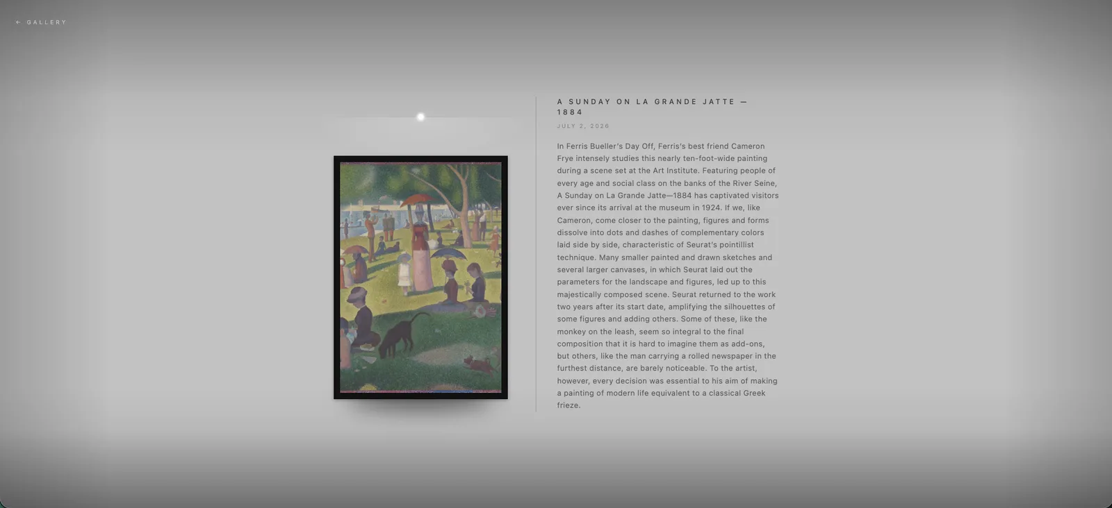 Exhibit You screenshot 3