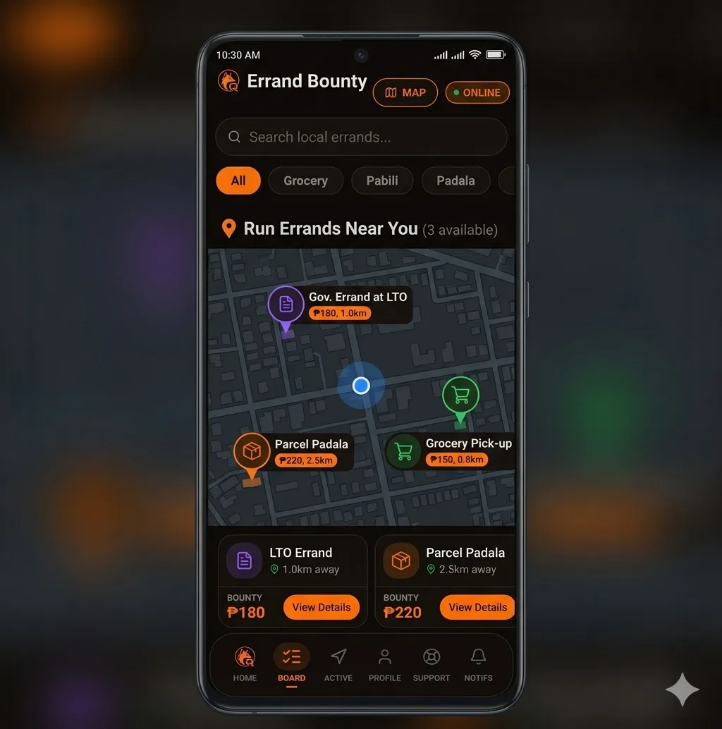 Errand Bounty screenshot 1