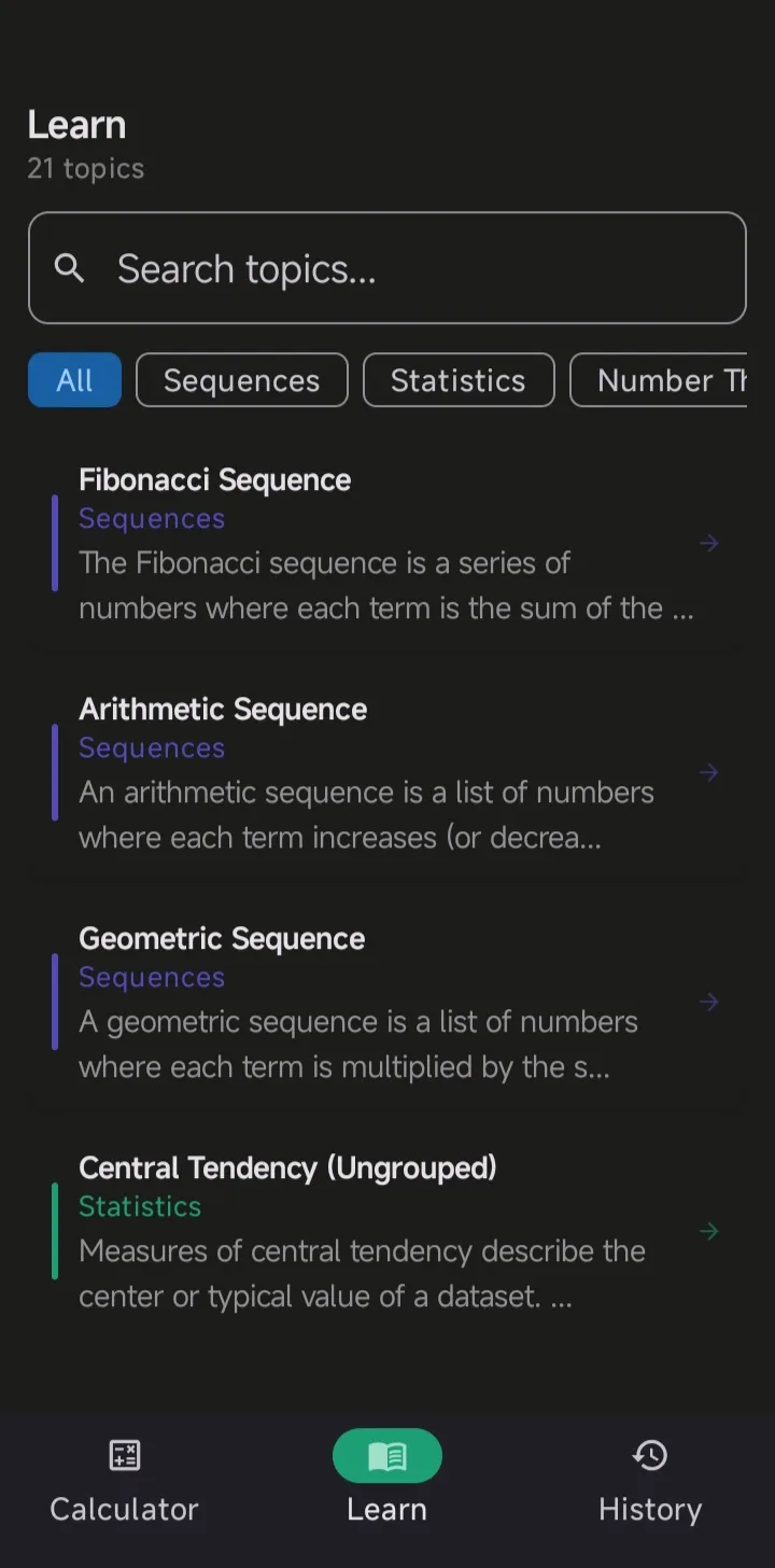 MMWCalc screenshot 1