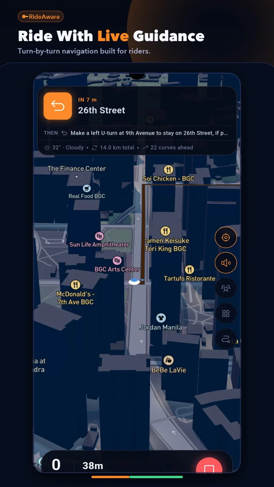 RideAware Moto Routes screenshot 2